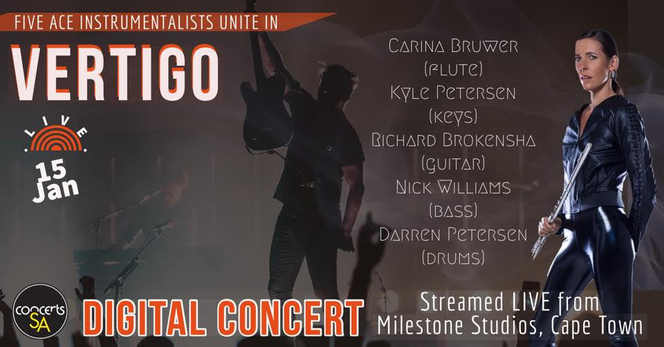 Cape Town’s top instrumental virtuosos come together in an instrumental showcase called “Vertigo”