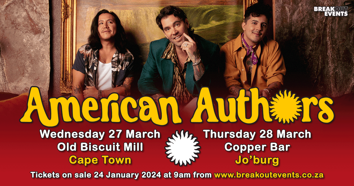 American Authors return to South Africa