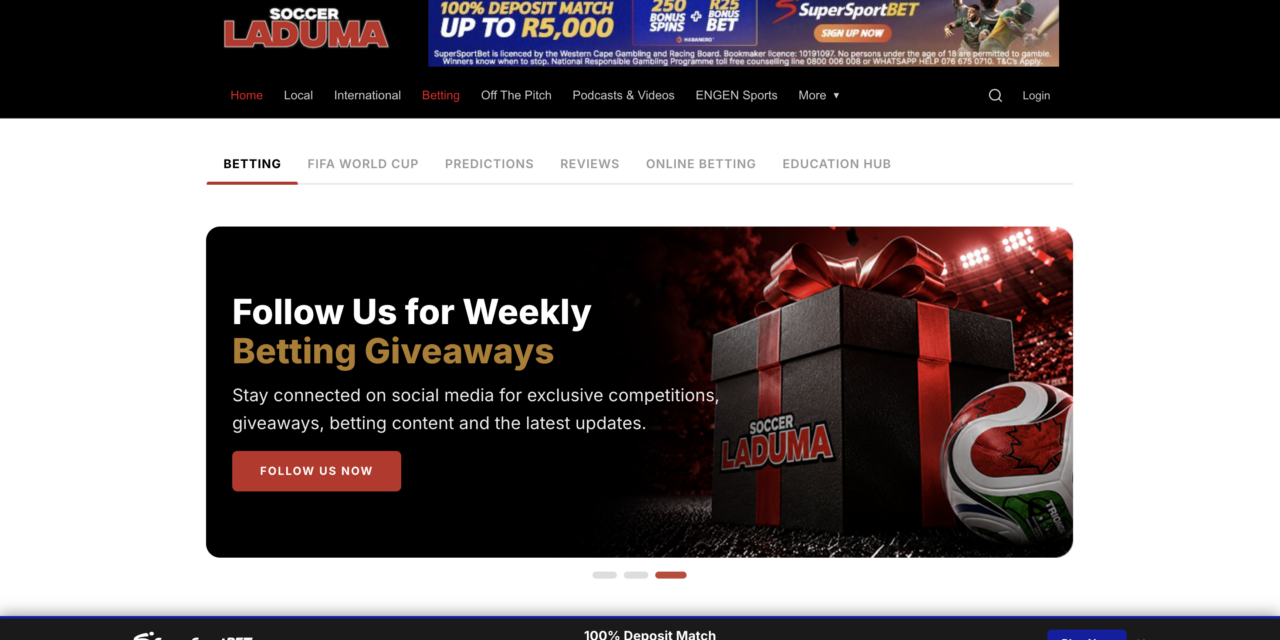 Soccer Laduma Launches Dedicated Betting Hub
