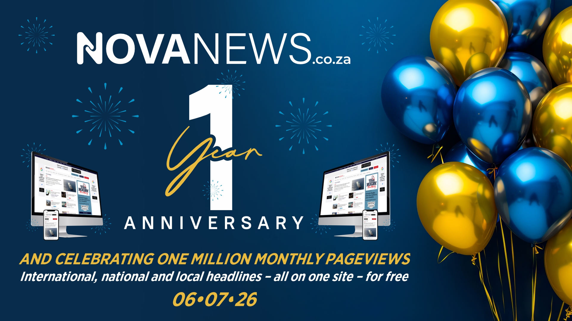 NOVANEWS TURNS ONE! | B Sharp Entertainment